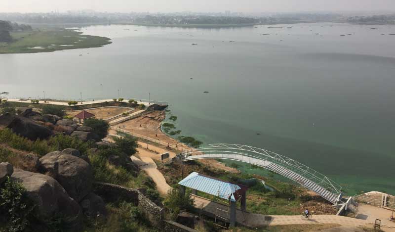 View from the rock garden in Ranchi