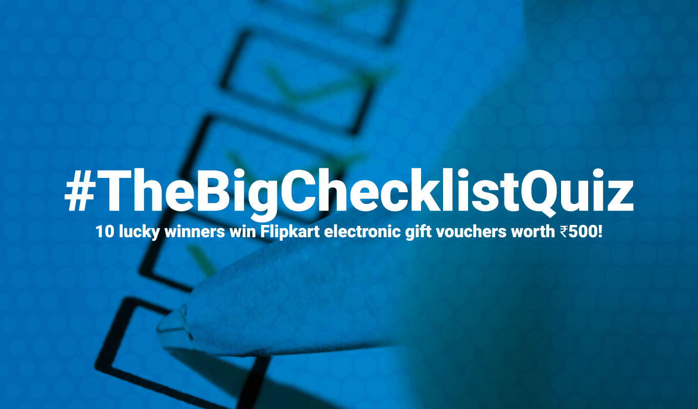 Contest #1 | The Big Checklist Quiz | #TheBigChecklistQuiz