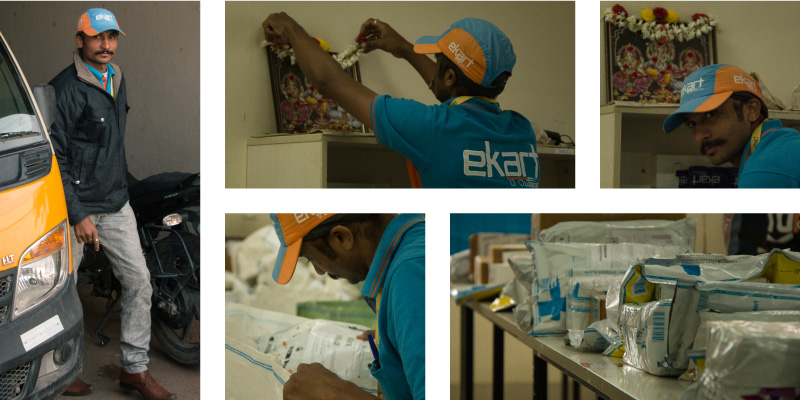 A day in the life of Ganapathy Poojari, Ekart wishmaster