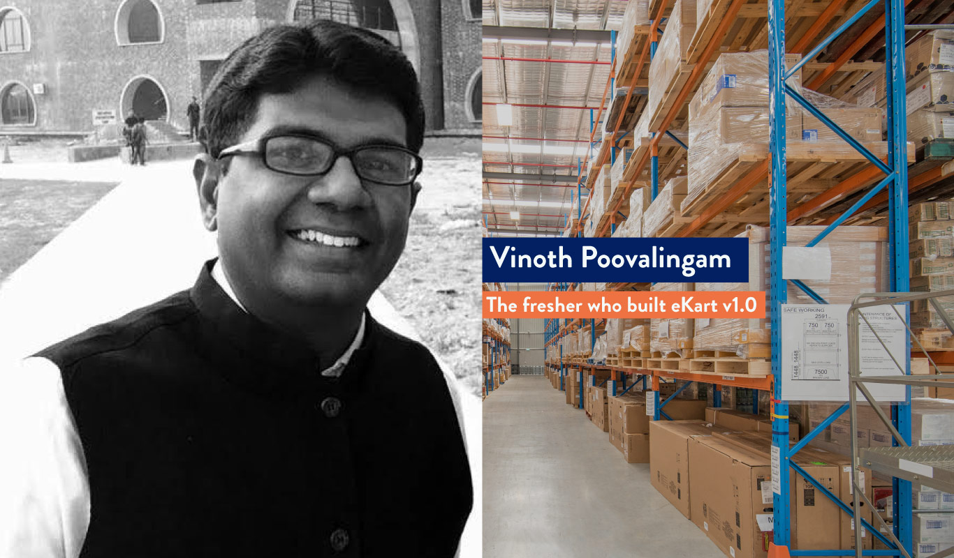 Vinoth Poovalingam, the Flipkart fresher who built eKart