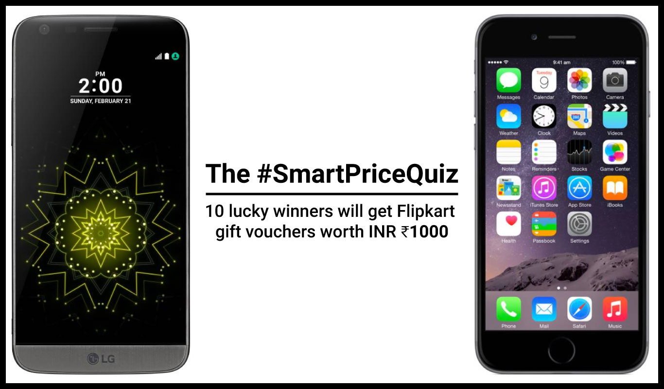 The Flipkart #SmartPriceQuiz on premium smartphones