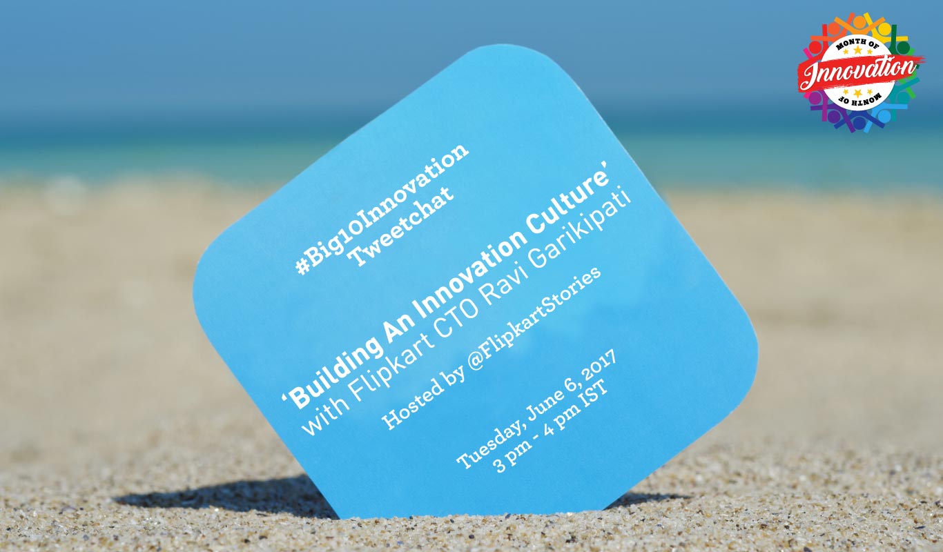 Tweetchat – ‘Building An Innovation Culture’ with CTO Ravi Garikipati, June 6