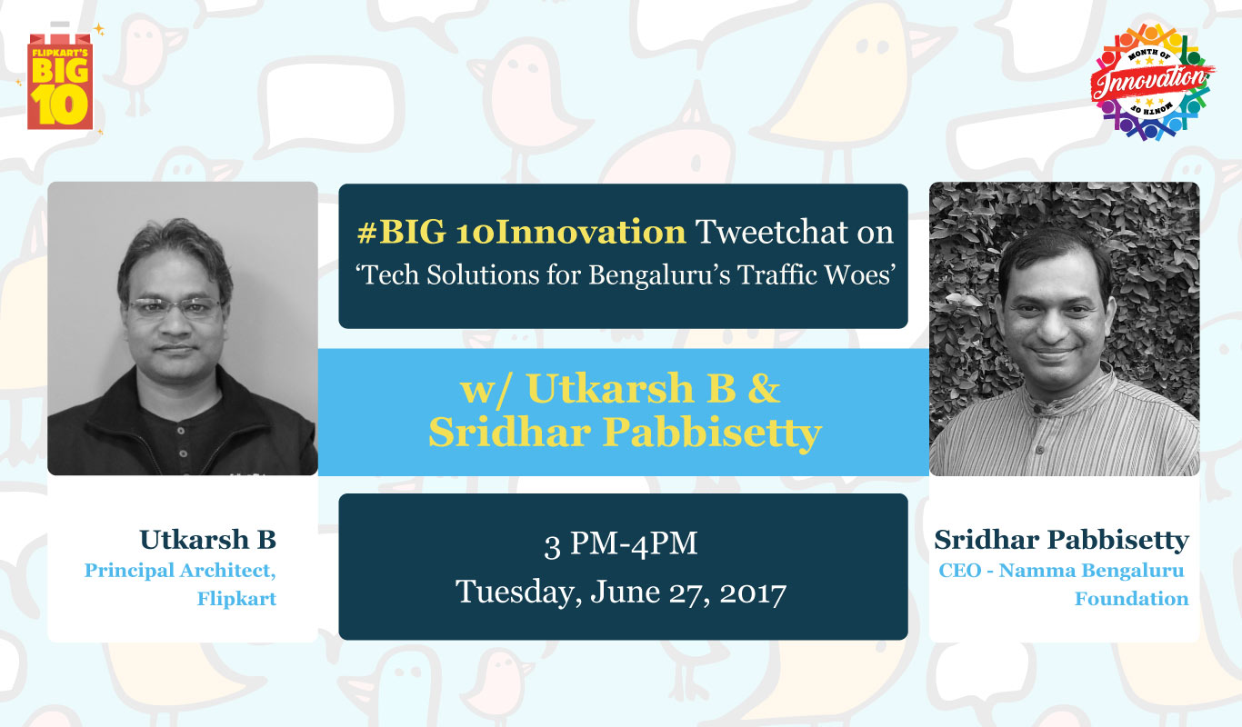 #BIG10Innovation – Solve Bengaluru’s Traffic woes w/ Sridhar Pabbisetty & Utkarsh B