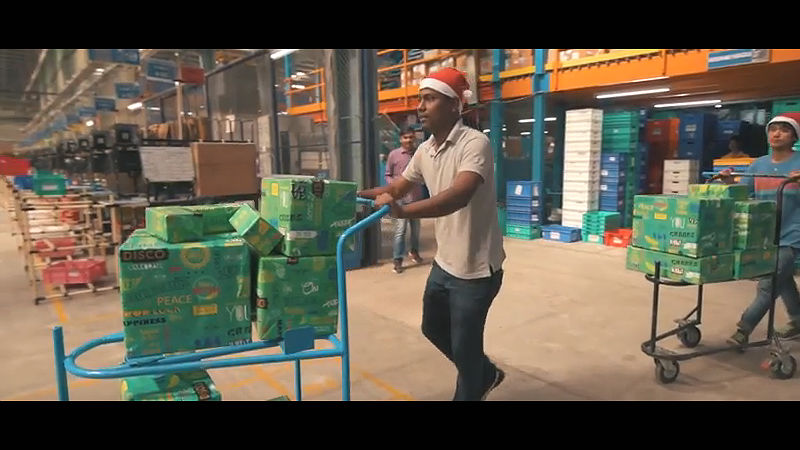 50 lucky customers never guessed who their Secret Santa was this Christmas