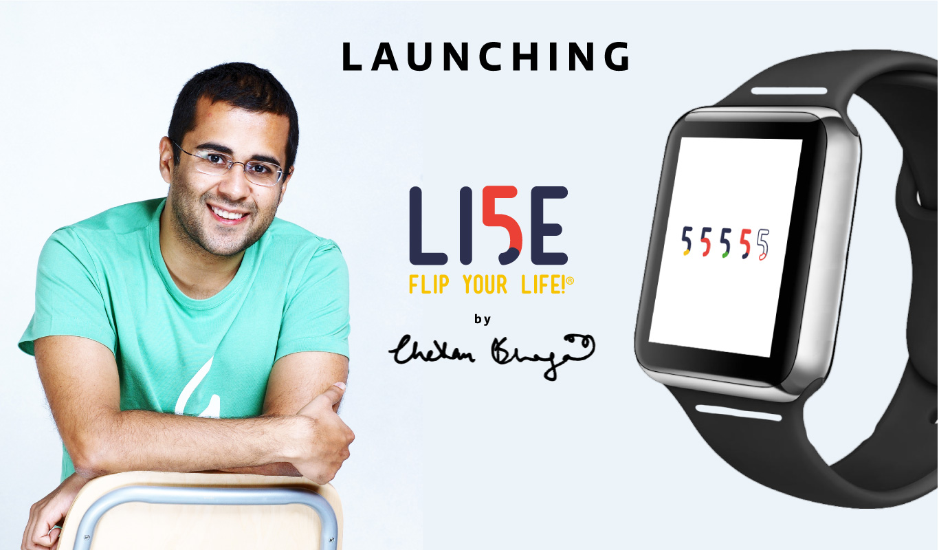 Chetan Bhagat launches LI5E smart wearables on Flipkart