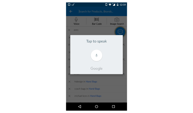 voice search