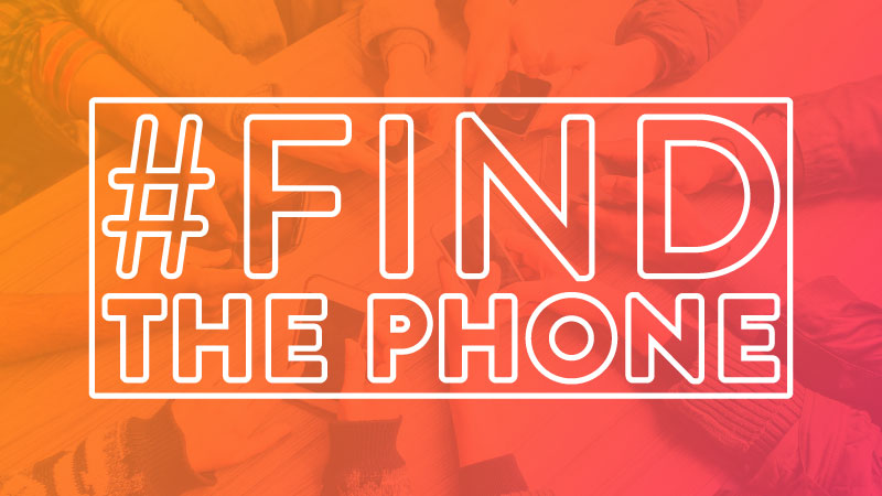 In it to win it! Play the #FindThePhone contest on Facebook