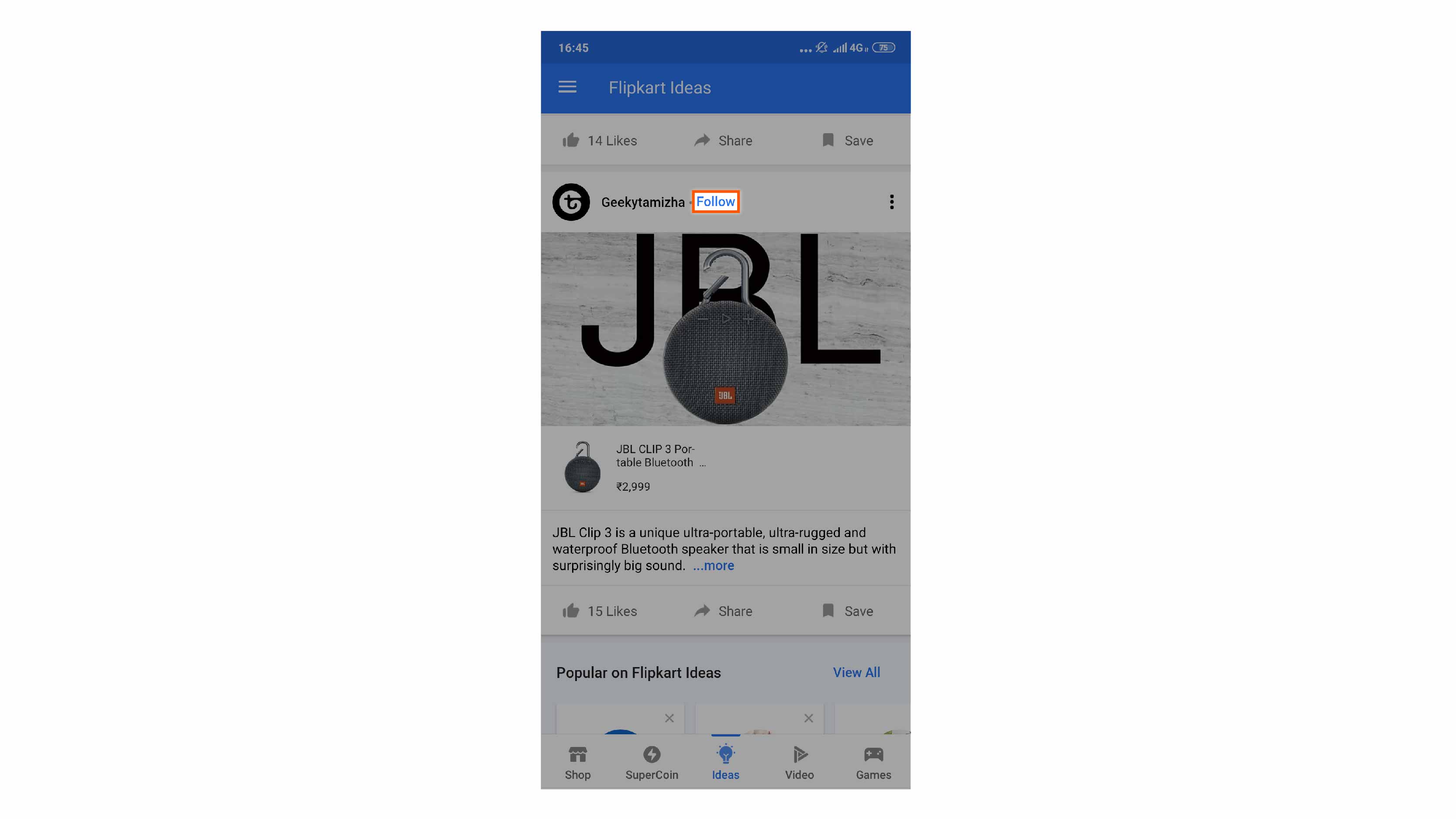 Flipkart Ideas