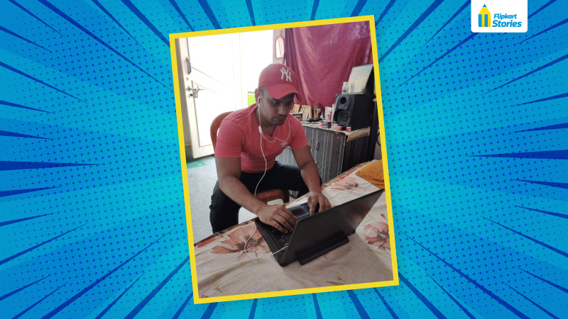 Ray of hope: Flipkart customer support executive Debasish Ray gets going when the going gets tough