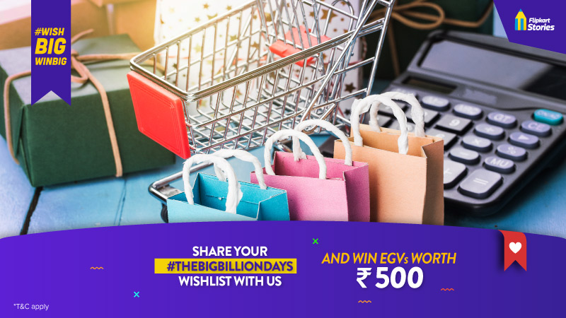 #WishBigWinBig – Tell us what’s in your wishlist for Big Billion Days 2020 and win exciting prizes!